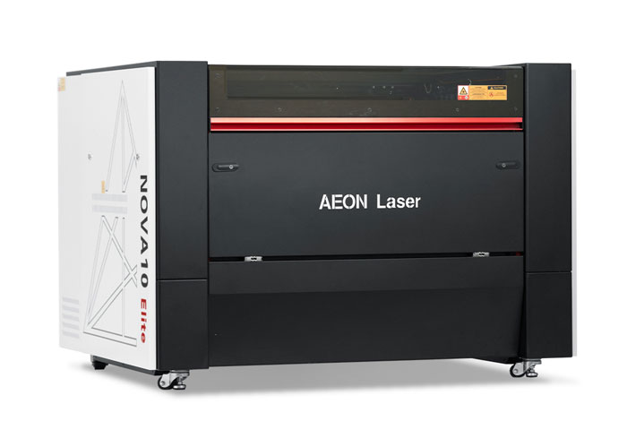 Aeon Nova10 S 吻脚视频  Professional CO2 Laser Cutter and Engraver three-quarter view