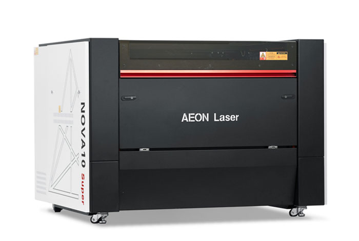 Aeon Nova10 S 漫画啪啪啪视频  Professional CO2 Laser Cutter and Engraver three-quarter view