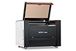 Aeon Nova10 S 漫画啪啪啪视频  Professional CO2 Laser Cutter and Engraver three-quarter view with lid open